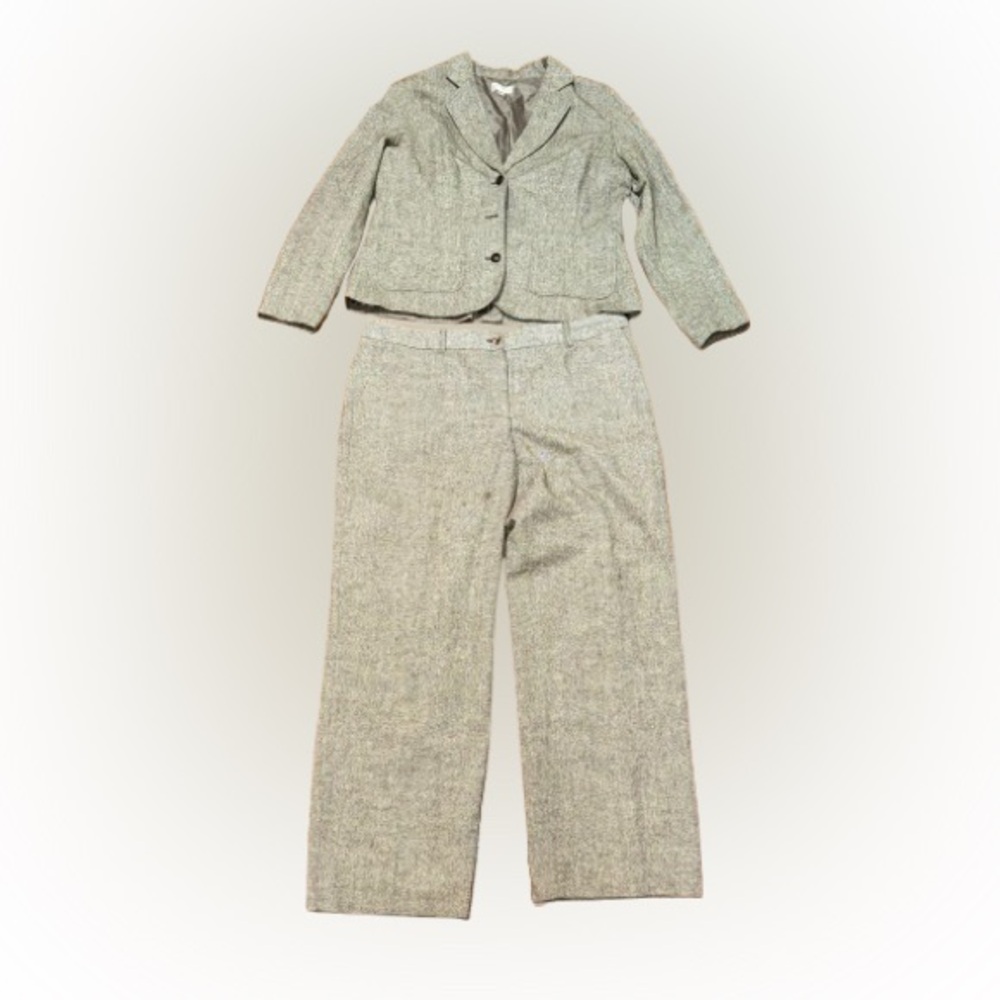 Isaac Mizrahi Gray Pantsuit